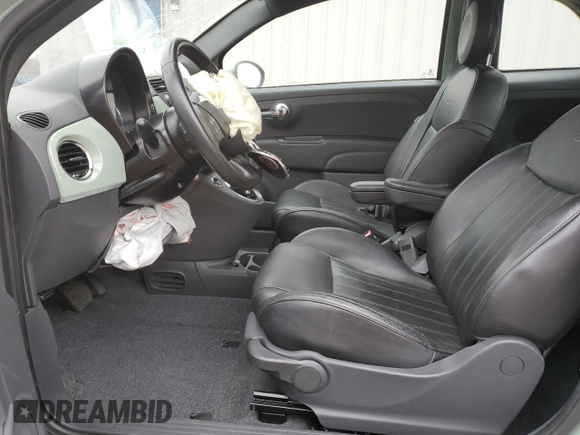 2014 FIAT 500 Sport with VIN 3C3CFFBR8ET207938, listed as a Copart auction lot 52974425 with 52,587 mi miles and Salvage Title. Bid and sale history available at carsss.com. Image 7.
