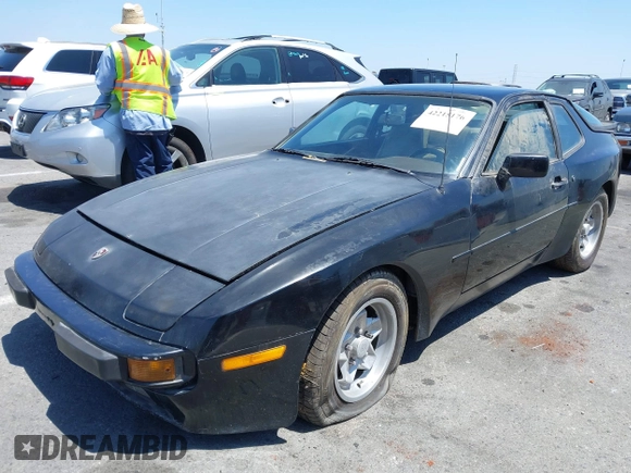 1984 Porsche 944 with VIN WP0AA0947EN459060, listed as a IAAI auction lot 42215176 with 43,863 mi miles and . Bid and sale history available at carsss.com. Image 17.
