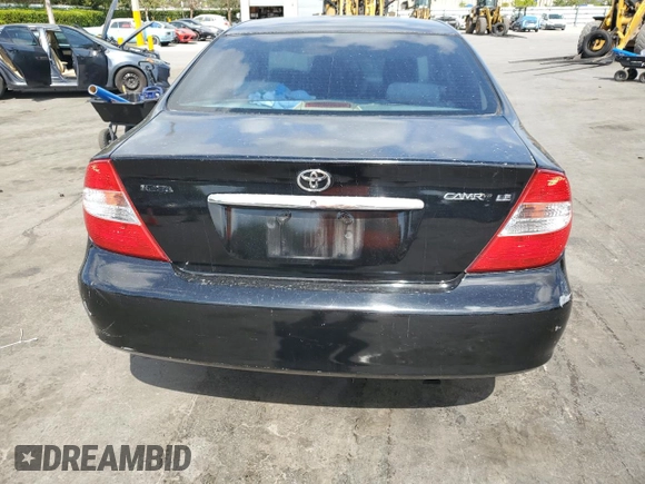 2004 Toyota Camry LE with VIN 4T1BF32K74U071049, listed as a Copart auction lot 53807535 with 151,805 mi miles and Salvage Title. Bid and sale history available at carsss.com. Image 6.
