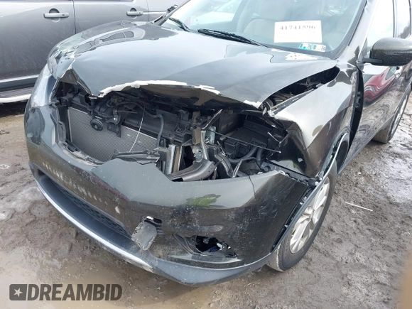 2016 Nissan Rogue SV with VIN KNMAT2MV7GP638096, listed as a IAAI auction lot 41741596 with 109,451 mi miles. Bid and sale history available at carsss.com. Image 6.