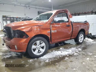 2013 Ram 1500 Express with VIN 3C6JR7AT7DG572736, listed as a Copart auction lot 45131975 with 65,518 mi miles and Salvage title. Bid and sale history available at DreamBid. Image 1.