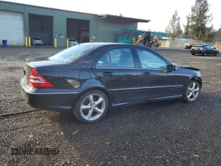 2006 Mercedes-Benz C 230 Sport with VIN WDBRF52H56F824568, listed as a Copart auction lot 87855665 with 111,092 mi miles and Salvage Title. Bid and sale history available at carsss.com. Image 3.