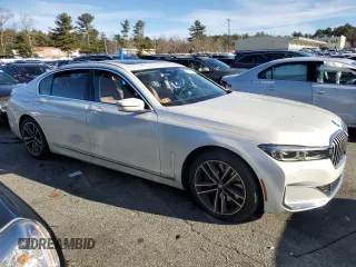 2021 BMW 7 Series 750i xDrive with VIN WBA7U2C01MCF48782, listed as a Copart auction lot 81428793 with 22,735 mi miles. Bid and sale history available at carsss.com. Image 4.