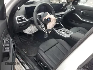 2025 BMW 3 Series 330i xDrive with VIN 3MW89CW00S8F08993, listed as a Copart auction lot 44703365 with 0 mi miles and Salvage Title. Bid and sale history available at carsss.com. Image 8.