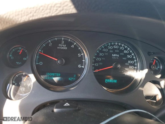 2009 Chevrolet Silverado 1500 LTZ with VIN 3GCEK33389G109371, listed as a Copart auction lot 41524235 with 123,181 mi miles and Salvage Title. Bid and sale history available at carsss.com. Image 9.