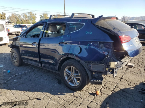 2017 Hyundai Santa Fe Sport 2.4L with VIN 5XYZU3LB4HG497800, listed as a Copart auction lot 80279934 with 117,337 mi miles and Salvage Title. Bid and sale history available at carsss.com. Image 2.
