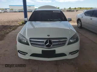 2011 Mercedes-Benz C with VIN WDDGF5EB2BA507943, listed as a Copart auction lot 52599975 with 123,581 mi miles and Salvage Title. Bid and sale history available at carsss.com. Image 5.