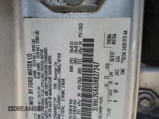 2013 Lincoln MKZ z VIN 3LN6L2GK6DR827247, wystawiony jako Copart lot #58029095 z przebiegiem 159 174 mil mil oraz Szkoda całkowita • Salvage title. Historia ofert i sprzedaży dostępna na DreamBid. Obrazek 12.