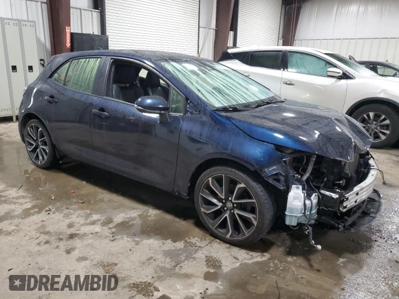 2019 Toyota Corolla Hatchback SE with VIN JTNK4RBE5K3046074, listed as a Copart auction lot 80350194 with 81,689 mi miles and Salvage Title. Bid and sale history available at carsss.com. Image 4.