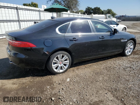 2017 Jaguar XF 35t Premium with VIN SAJBD4BV0HCY43592, listed as a Copart auction lot 77621094 with 51,753 mi miles and Salvage Title. Bid and sale history available at carsss.com. Image 3.
