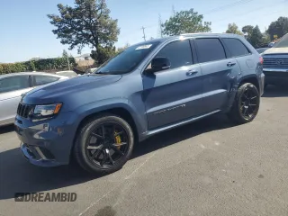 2019 Jeep Grand Cherokee Trackhawk with VIN 1C4RJFN94KC797272, listed as a Copart auction lot 62188845 with 36,655 mi miles and Non repairable. Bid and sale history available at DreamBid. Image 1.