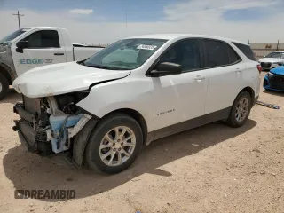 2021 Chevrolet Equinox LS with VIN 3GNAXHEV4MS142019, listed as a Copart auction lot 54956035 with 69,468 mi miles and Salvage title. Bid and sale history available at DreamBid. Image 1.