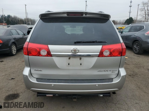 2008 Toyota Sienna XLE with VIN 5TDBK22C58S014426, listed as a Copart auction lot 43171605 with 180,286 mi miles and Salvage Title. Bid and sale history available at carsss.com. Image 6.