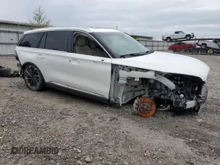 2020 Lincoln Aviator Reserve z VIN 5LM5J7XC0LGL22749, wystawiony jako Copart lot #55477675 z przebiegiem 61 286 mil mil oraz Szkoda całkowita • Salvage title. Historia ofert i sprzedaży dostępna na DreamBid. Obrazek 4.