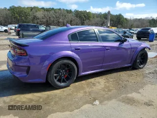 2023 Dodge Charger SRT Hellcat Widebody Jailbreak with VIN 2C3CDXL9XPH689642, listed as a Copart auction lot 46474045 with 14,742 mi miles and Salvage Title. Bid and sale history available at carsss.com. Image 3.