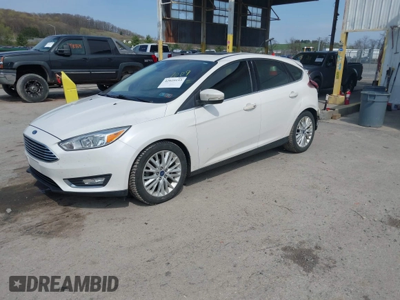 2017 Ford Focus Titanium with VIN 1FADP3N24HL331009, listed as a IAAI auction lot 42029193 with 82,068 mi miles and . Bid and sale history available at carsss.com. Image 17.