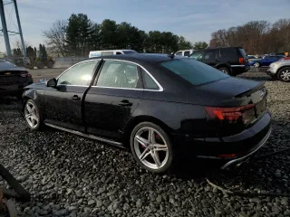 2018 Audi S4 Prestige with VIN WAUC4AF47JA233691, listed as a Copart auction lot 46186274 with 31,573 mi miles and Salvage Title. Bid and sale history available at carsss.com. Image 2.