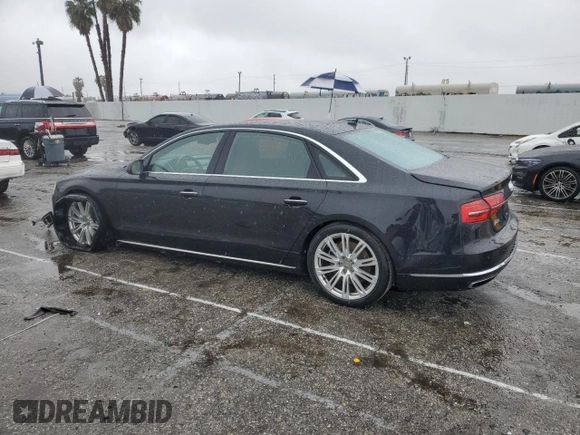 2015 Audi A8 L 4.0T with VIN WAU32AFD3FN004897, listed as a Copart auction lot 43602063 with 53,271 mi miles. Bid and sale history available at carsss.com. Image 2.