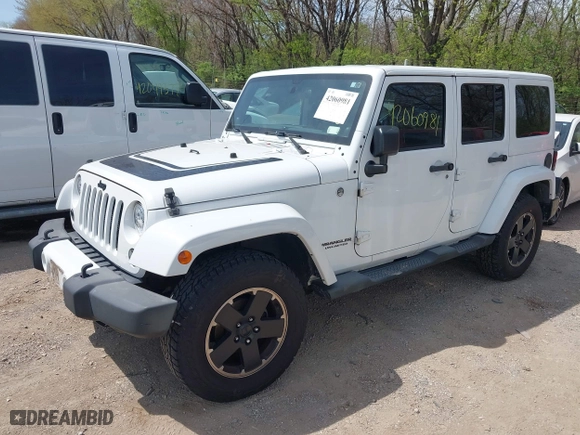 2012 Jeep Wrangler Unlimited Sahara with VIN 1C4HJWEG3CL254944, listed as a IAAI auction lot 42060981 with 172,358 mi miles. Bid and sale history available at carsss.com. Image 17.
