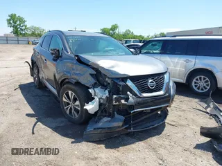2021 Nissan Murano SV z VIN 5N1AZ2BJ1MC144880, wystawiony jako IAAI lot #42130338 z przebiegiem 82 726 mil mil oraz . Historia ofert i sprzedaży dostępna na DreamBid. Obrazek 1.
