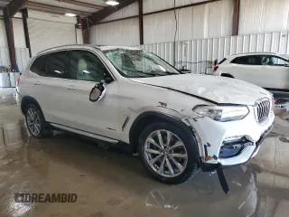 2018 BMW X3 xDrive30i with VIN 5UXTR9C5XJLD60568, listed as a Copart auction lot 54338055 with Not Provided miles and Salvage Title. Bid and sale history available at DreamBid. Image 4.