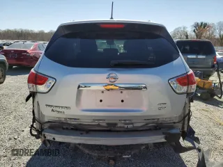 2013 Nissan Pathfinder SL with VIN 5N1AR2MM6DC673040, listed as a Copart auction lot 50086285 with 116,073 mi miles and Salvage Title. Bid and sale history available at carsss.com. Image 6.