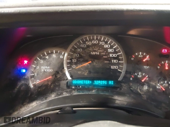 2003 Chevrolet Silverado 1500 with VIN 2GCEK19T531275181, listed as a IAAI auction lot 41714036 with 320,291 mi miles. Bid and sale history available at carsss.com. Image 7.