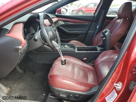 2019 Mazda Mazda3 Hatchback w/Premium Pkg with VIN JM1BPANM6K1139780, listed as a Copart auction lot 60654314 with 34,173 mi miles and Non Repairable. Bid and sale history available at carsss.com. Image 7.