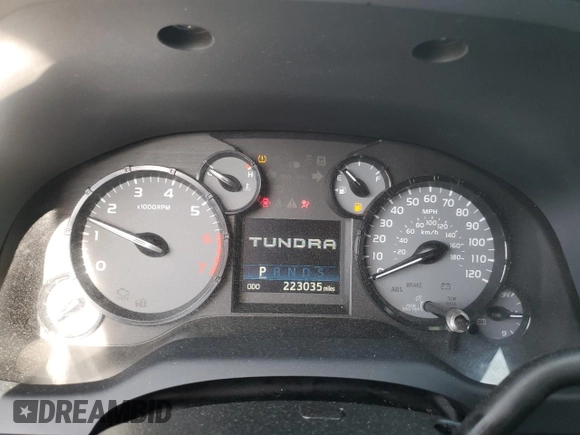 2014 Toyota Tundra SR z VIN 5TFUM5F14EX056119, wystawiony jako Copart lot #58779045 z przebiegiem 223 035 mil mil oraz Czysty tytuł • Clean title. Historia ofert i sprzedaży dostępna na DreamBid. Obrazek 9.
