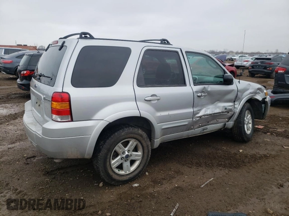 2006 Ford Escape Hybrid with VIN 1FMCU95H86KA52599, listed as a Copart auction lot 81271374 with 188,355 mi miles and Salvage title. Bid and sale history available at DreamBid. Image 3.