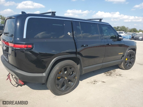 2023 Rivian R1S Adventure with VIN 7PDSGABA7PN027606, listed as a Copart auction lot 73747964 with 0 mi miles and Non Repairable. Bid and sale history available at carsss.com. Image 4.