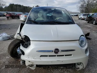 2017 FIAT 500e with VIN 3C3CFFGE7HT633047, listed as a Copart auction lot 87246084 with 38,963 mi miles and Salvage Title. Bid and sale history available at carsss.com. Image 5.