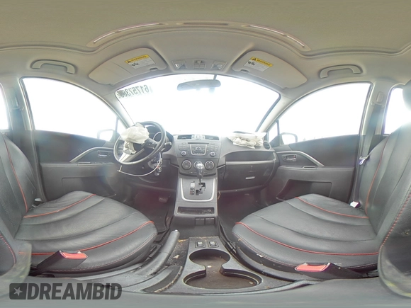 2012 Mazda 5 Grand Touring with VIN JM1CW2DL8C0131855, listed as a Copart auction lot 61757365 with 135,672 mi miles and Salvage title. Bid and sale history available at DreamBid. Image 14.