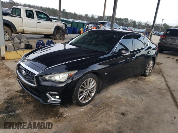 2018 Infiniti Q50 Sport with VIN JN1EV7AP0JM353167, listed as a Copart auction lot 43483145 with 145,115 mi miles and Clean Title. Bid and sale history available at carsss.com. Image 1.