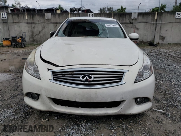 2015 Infiniti Q40 with VIN JN1CV6AP9FM502748, listed as a Copart auction lot 74823204 with 181,577 mi miles and Salvage Title. Bid and sale history available at carsss.com. Image 5.