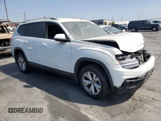 2018 Volkswagen Atlas S z VIN 1V2AR2CA1JC518224, wystawiony jako Copart lot #72723074 z przebiegiem 91 027 mil mil oraz Czysty tytuł • Clean title. Historia ofert i sprzedaży dostępna na DreamBid. Obrazek 4.