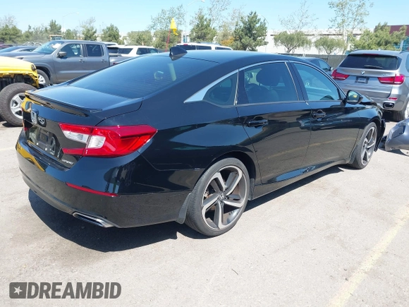 2018 Honda Accord Sedan Sport 1.5T with VIN 1HGCV1F39JA173342, listed as a IAAI auction lot 41857705 with 106,698 mi miles. Bid and sale history available at carsss.com. Image 4.