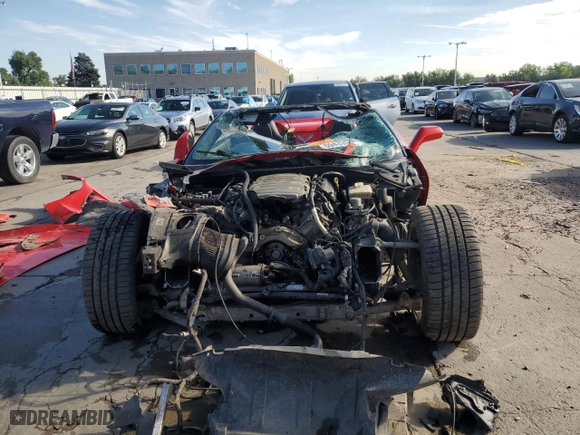 2014 Chevrolet Corvette Stingray 1LT with VIN 1G1YA3D71E5110065, listed as a Copart auction lot 69433004 with 0 mi miles and Non Repairable. Bid and sale history available at carsss.com. Image 5.