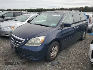 2007 Honda Odyssey EX with VIN 5FNRL38457B121481, listed as a Copart auction lot 62978405 with 232,454 mi miles and Non repairable. Bid and sale history available at DreamBid. Image 1.