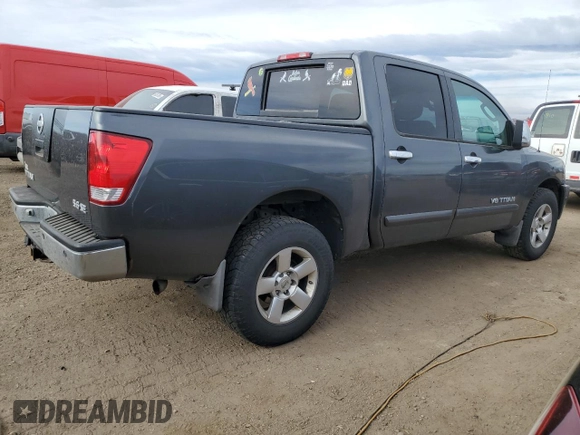 2005 Nissan Titan LE with VIN 1N6AA07B25N561106, listed as a Copart auction lot 50073555 with 264,512 mi miles and Clean Title. Bid and sale history available at carsss.com. Image 3.