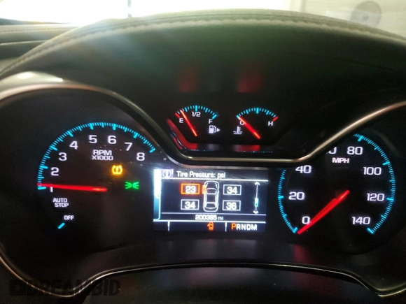 2016 Chevrolet Impala LS with VIN 1G11Z5SA8GU164525, listed as a Copart auction lot 52069595 with 200,385 mi miles and Salvage title. Bid and sale history available at DreamBid. Image 9.