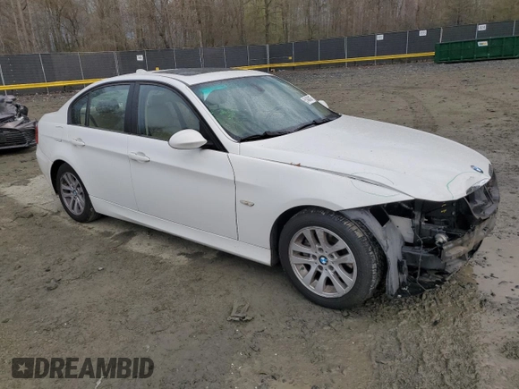 2007 BMW 3 Series 328i with VIN WBAVA33517KX77150, listed as a Copart auction lot 51464385 with 114,650 mi miles and Salvage Title. Bid and sale history available at carsss.com. Image 4.