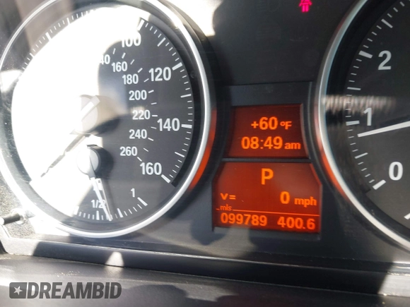 2009 BMW 3 Series 335i with VIN WBAWB73549P045142, listed as a IAAI auction lot 41868019 with 99,789 mi miles and . Bid and sale history available at DreamBid. Image 15.