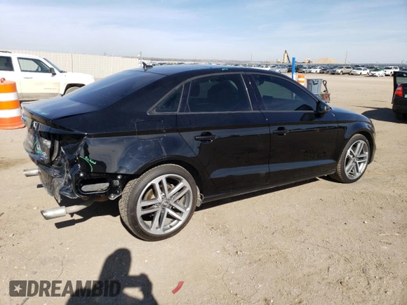2017 Audi A3 Sedan Premium with VIN WAUB8GFF3H1037486, listed as a Copart auction lot 49623694 with 54,201 mi miles. Bid and sale history available at carsss.com. Image 3.