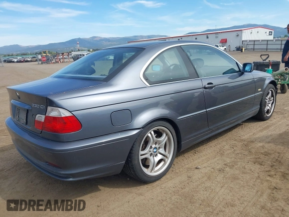 2002 BMW 3 Series 330Ci with VIN WBABN534X2JU26438, listed as a IAAI auction lot 42203983 with 207,394 mi miles and . Bid and sale history available at carsss.com. Image 4.