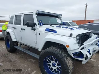 2016 Jeep Wrangler Unlimited Sport with VIN 1C4BJWDG1GL342050, listed as a IAAI auction lot 41564972 with 63,594 mi miles. Bid and sale history available at carsss.com. Image 1.