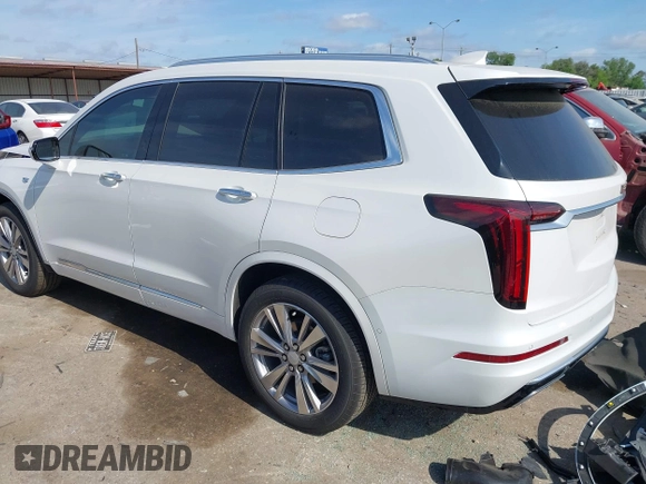 2024 Cadillac XT6 FWD Premium Luxury with VIN 1GYKPCRS9RZ726694, listed as a IAAI auction lot 42057522 with 19,312 mi miles and . Bid and sale history available at DreamBid. Image 3.