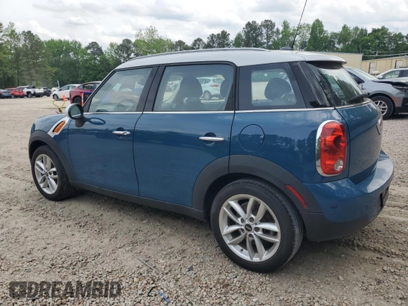 2012 MINI Countryman with VIN WMWZB3C55CWM02962, listed as a Copart auction lot 54358875 with 122,448 mi miles and Clean Title. Bid and sale history available at DreamBid. Image 2.