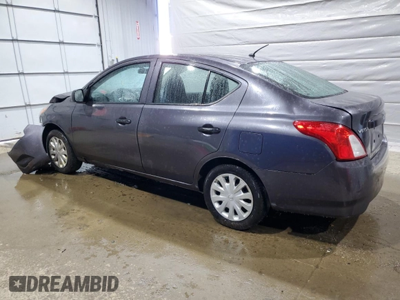 2015 Nissan Versa SV with VIN 3N1CN7AP4FL916133, listed as a Copart auction lot 55012905 with 102,026 mi miles and Salvage title. Bid and sale history available at DreamBid. Image 2.
