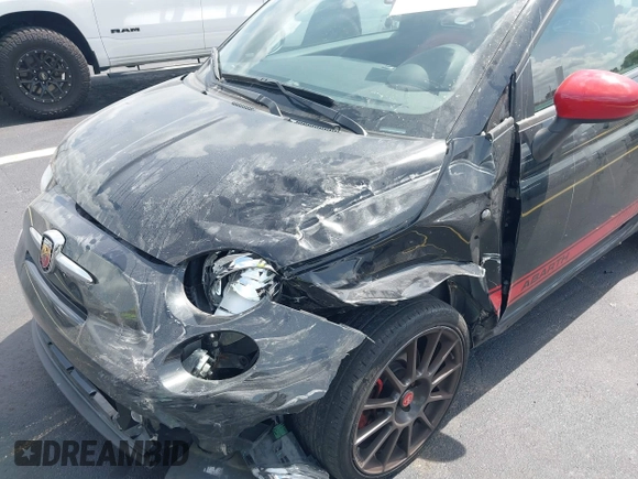 2012 FIAT 500 Abarth with VIN 3C3CFFFH6CT351907, listed as a IAAI auction lot 42385853 with 50,882 mi miles and . Bid and sale history available at DreamBid. Image 12.